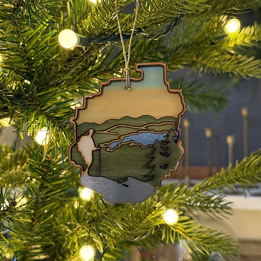 Adirondack Hiker Ornament