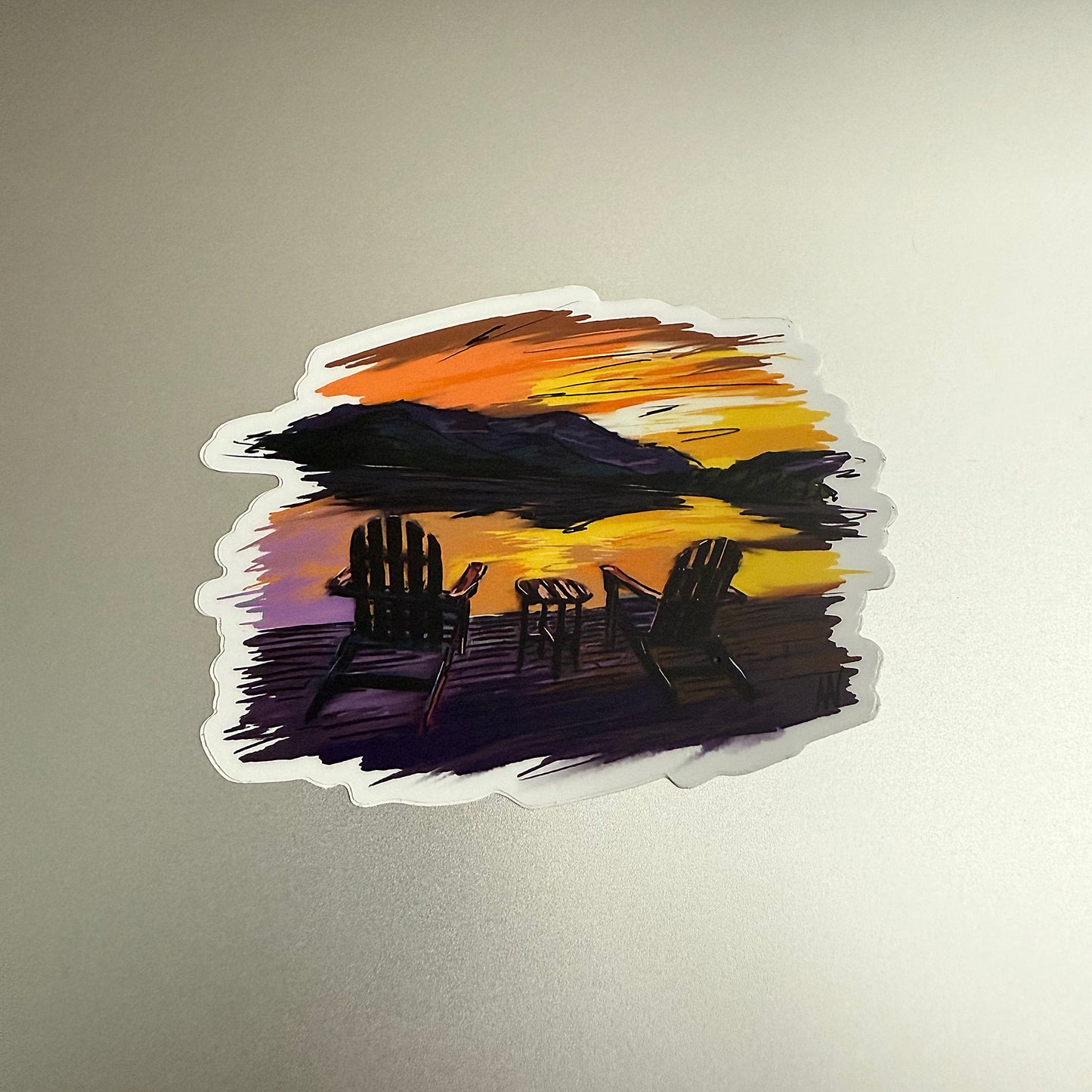 Adirondack Chairs Sticker