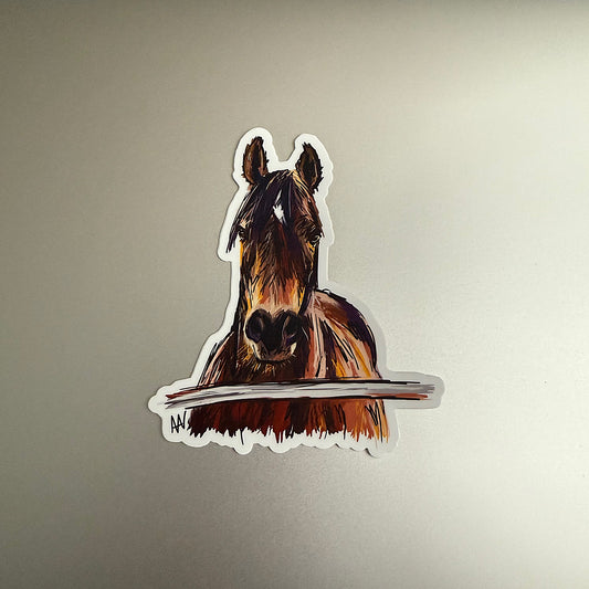 Brown Horse Sticker