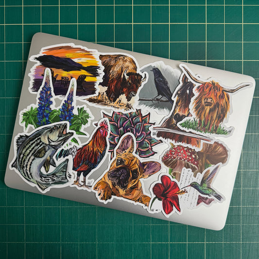 Third Wolf Sticker Collection (12)